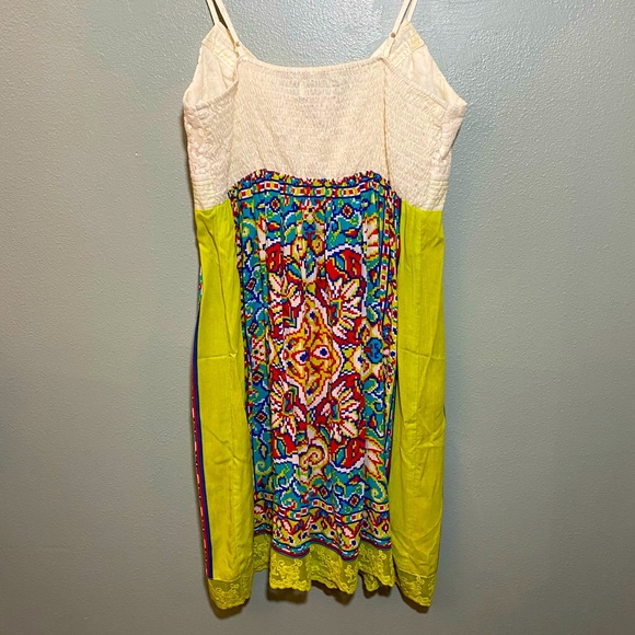 Colorful Patterned Mini Dress - Picture 4 of 4